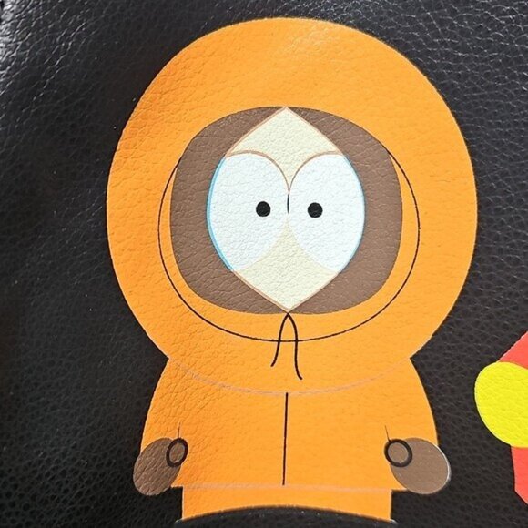 South Park x Members Only Black Bomber Varsity Jacket Size Large New - Picture 5 of 16